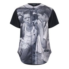 Criminal Damage Men's Youth Basketball T-Shirt Black