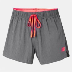 New Balance Men's Performance Running Shorts Grey/Red