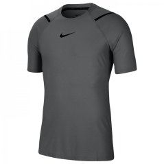 Nike Pro Mens Short Sleeve Performance Top Grey