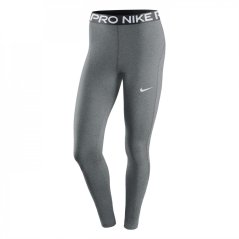 Nike Pro Women's Mid-Rise Mesh-Panelled Leggings Grey
