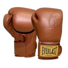Everlast 1910 Pro Hook & Loop Gloves Brown