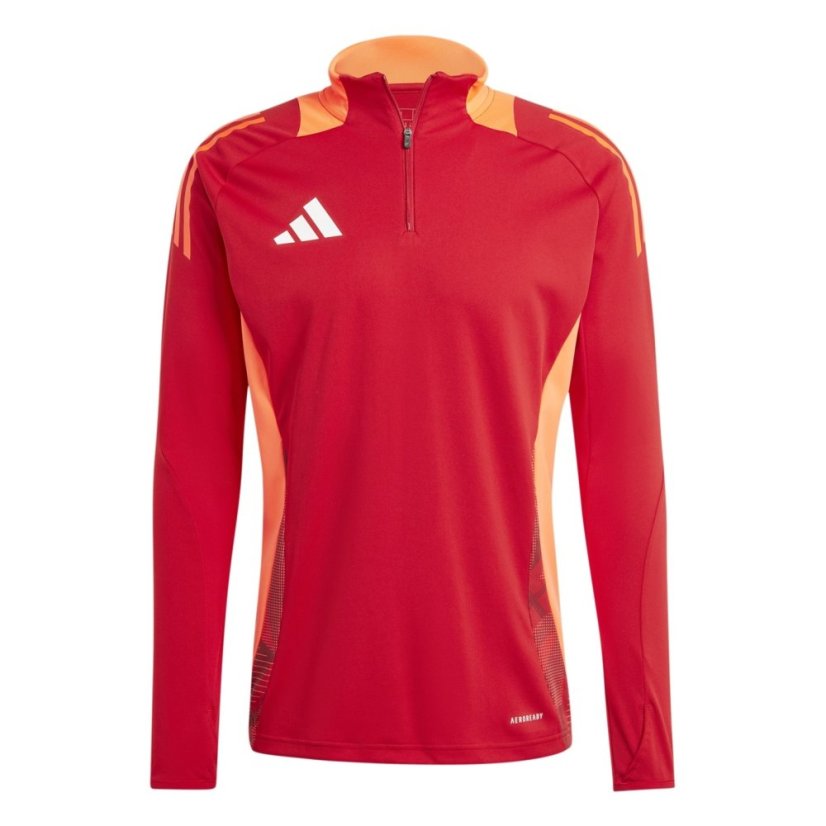 adidas Men's Tiro24 C Quarter Zip Fleece Power Red