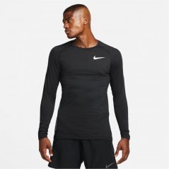 Nike Warm Crew Top Mens Black/White