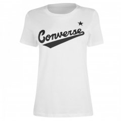 Converse Nova Logo dámské tričko White