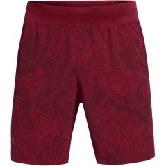 Under Armour Men's Launch Pro Printed Performance Running Shorts Red