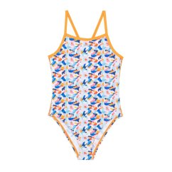 Slazenger Kids' Thin Strap One Piece Swimsuit Purple
