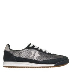 Skechers Women's Casual Low-Top Trainers Black/Silver
