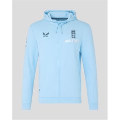 Castore Mens 26/27 England Cricket Performance Hoodie Airy Blue