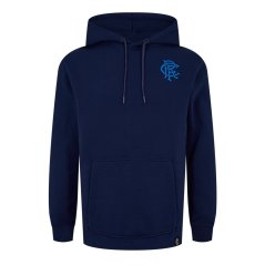 Castore Rangers Hoodie Adults Blue Depths