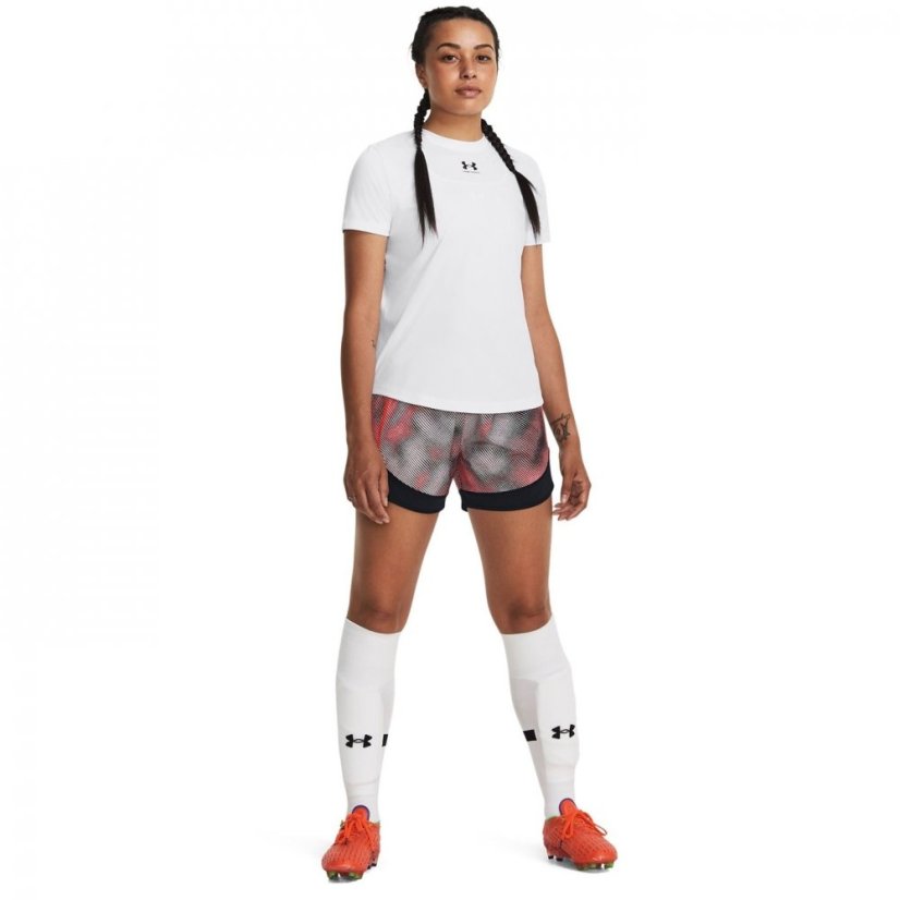 Under Armour W's Ch. Pro Shorts PRNT Beta/White