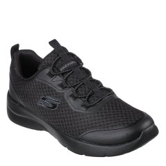 Skechers Dynamight 2.0 Social Orbit Womens Trainers Triple Black