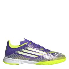 adidas Kids' F50 League Indoor Football Boot Purple Rush