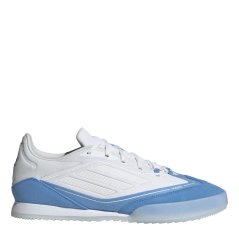 adidas F50 Freestyle 24 Messi Indoor Football Boots Unisex Adults White/Gold/Blue