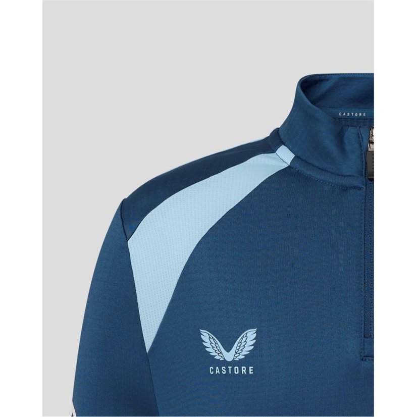 Castore Unisex Kids 26/27 England Cricket Baselayer Top Ensign/AiryBlue