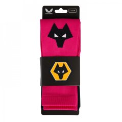 Castore Wolves Goal Keeper Sock Mens Pink
