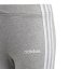 adidas Girls Essentials 3-Stripes Leggings Med Grey