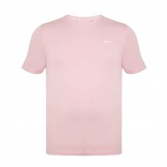 Slazenger Plain T Shirt Mens Pink