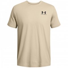 Under Armour Sportstyle Short Sleeve T-Shirt Men's Khaki Base