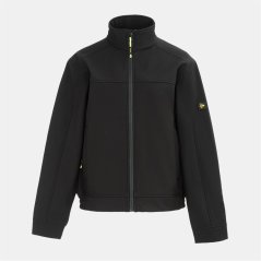 Dunlop Women's On-Site Water Resistant Windproof Slim Fit Softshell Jacket Black