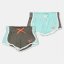 Reebok Kids' Jersey Jogger Shorts Aruba Blue
