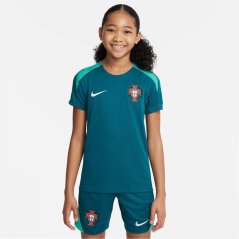 Nike Portugal Strike Short Sleeve Top 2024 Juniors Green
