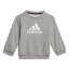 adidas Infants BOS Jog French Terry Set Grey/White