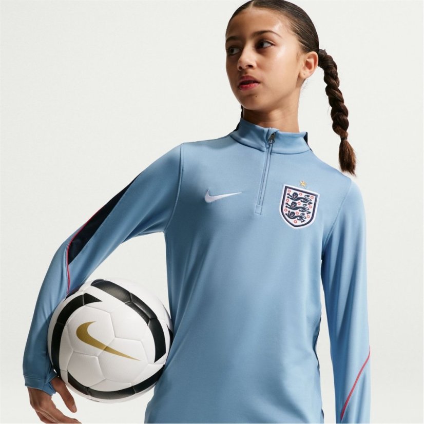 Nike Kids' England International Licensed Drill Top Blue/Navy