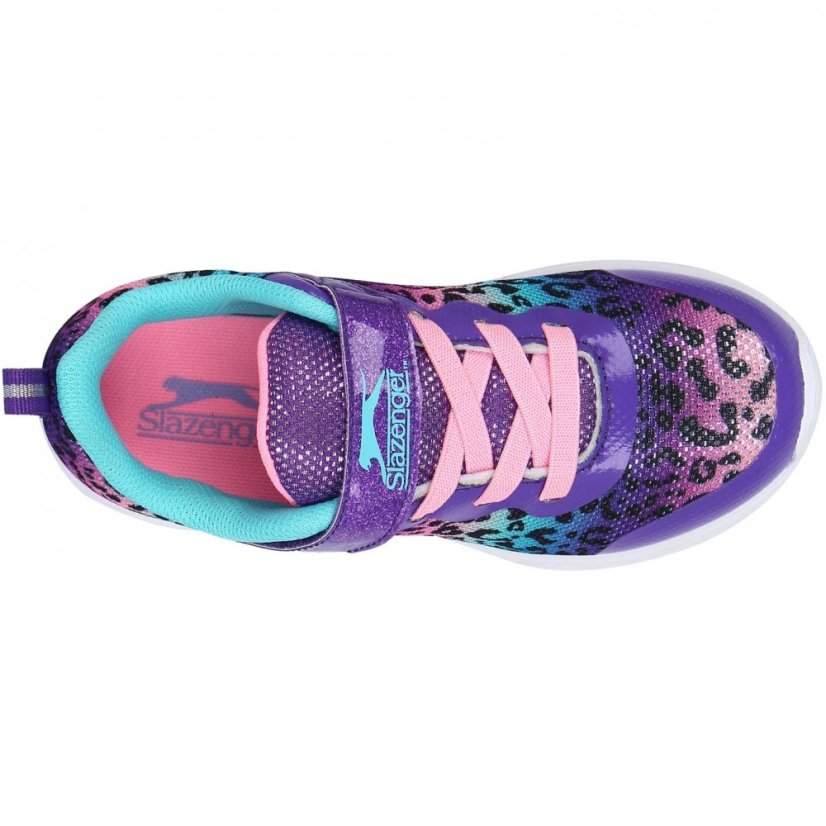 Slazenger Alie Child Girls Trainers Purple/Multi