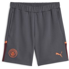 Puma Mcfc Casuals Shorts Football Short Mens Strong Grey