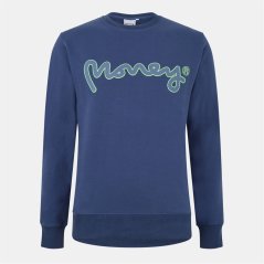 Money High Pop Crew Navy