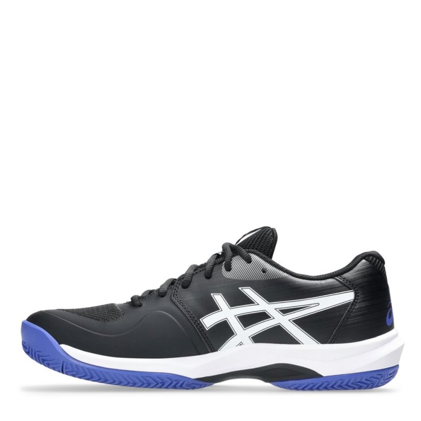 Asics Men's Game Tennis Shoes Black/White