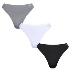 Reebok Reebok Womens 3 Pack Thongs Rae Black/Whit/Grey