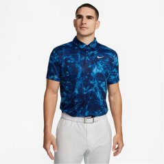 Nike Dri-FIT Tour Men's Golf Polo Dtch Blue/White
