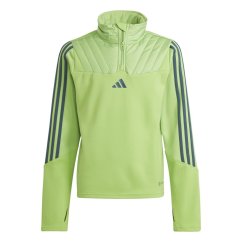 adidas Tiro 23 Club Winterized Top Juniors Lime/Arctic
