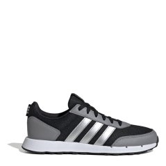 adidas Run 50s Shoes Womens Blk/Silv/Grey