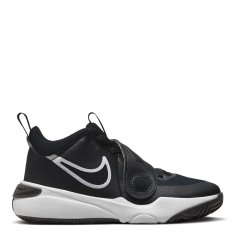Nike Hustle D11 Junior Boys Basketball Trainers Black/White