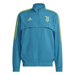 adidas Mens adidas Juventus Pre-Match Jacket 22/23 Active Teal