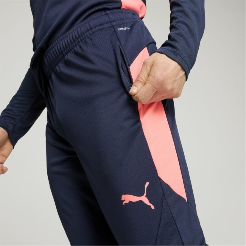 Puma Men's Performance Tracksuit Bottoms Navy/Purple