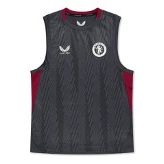 Castore Unisex Kids' Aston Villa Licensed Vest Ebony