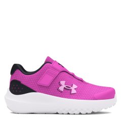 Under Armour Surge 4 AC Running Shoes Infant Girls Vivid Magenta