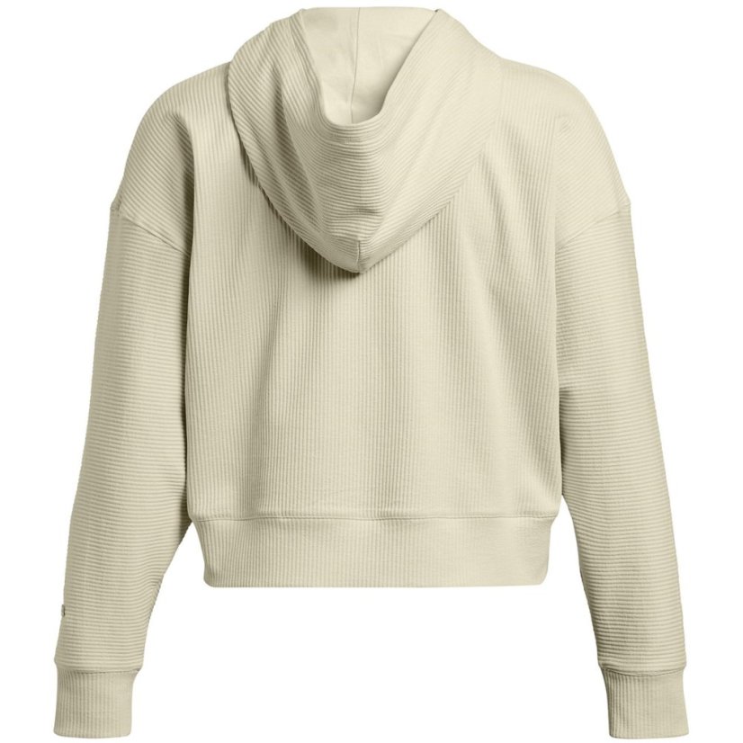 Under Armour Women's Journey Rib Over the Head Performance Hoodie Brown