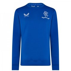 Castore Rangers FC Training Sweatshirt Mens Blue