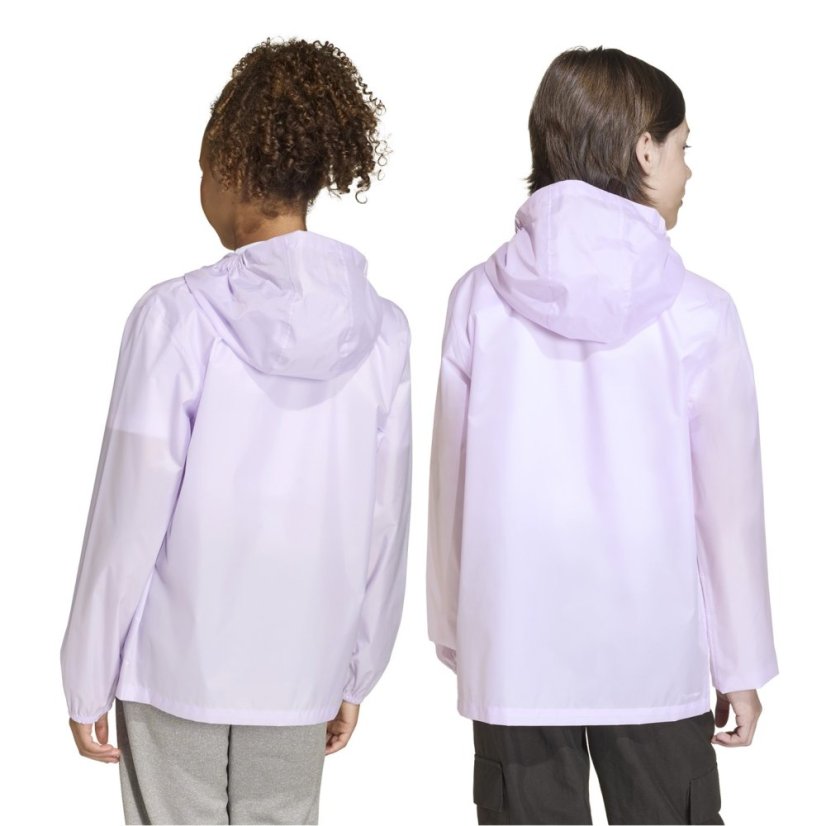 adidas Kids' Rain Anorak Jacket Lilac