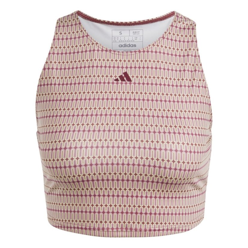 adidas Women's All Over Print Performance Vest Red