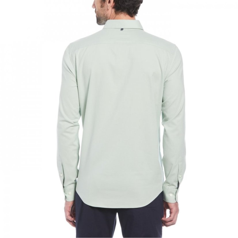 Original Penguin Ecovero Oxford Shirt Silt Green 330