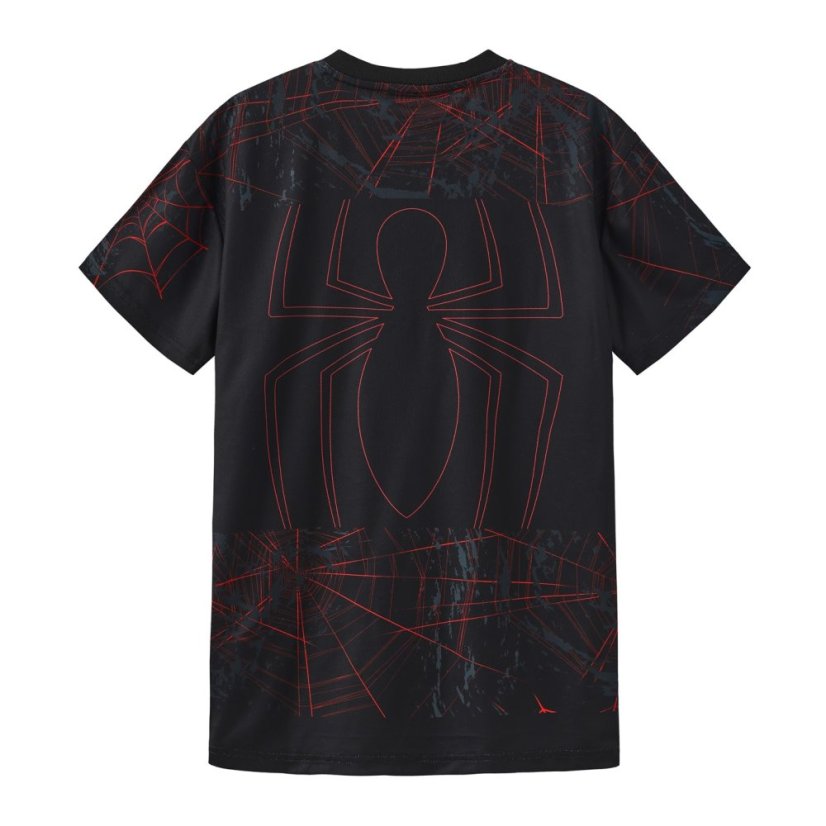 Everlast Spiderman Sports T-Shirt Juniors Black