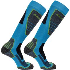 Salomon 2-Pack Ski Sock Mens Blue