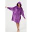 Linea Plain Snuggle Hoodie Purple