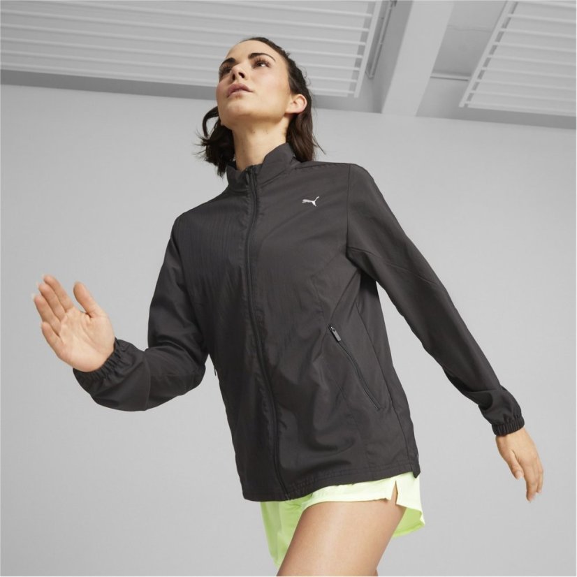 Puma Women's Woven Performance Running Jacket Puma Black