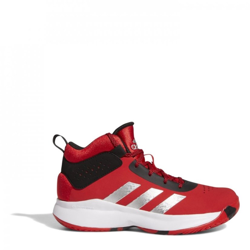 adidas Cross Em Up 5 K Wide Kids Basketball Trainers Boys Red